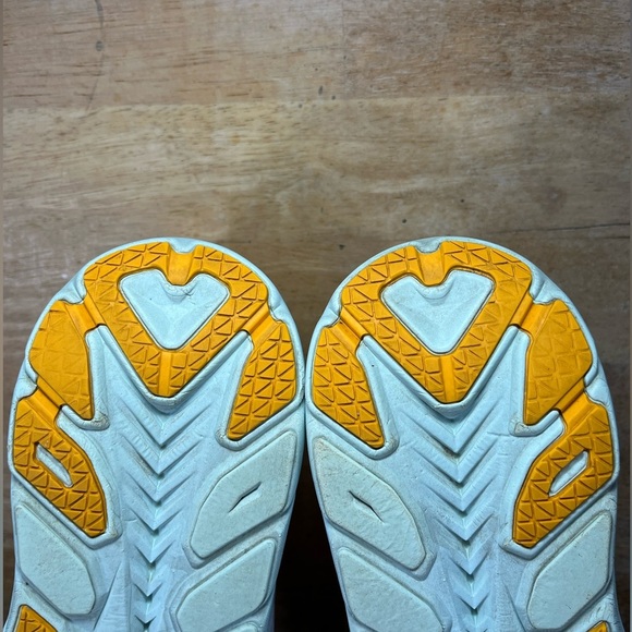 Hoka One One Clifton 8 Womens Size 7.5 Running Shoes Sneakers White Purple - Picture 9 of 12